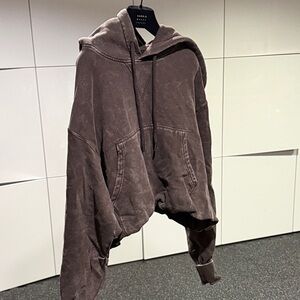 R13 Dark Brown Oversized Hoodie
